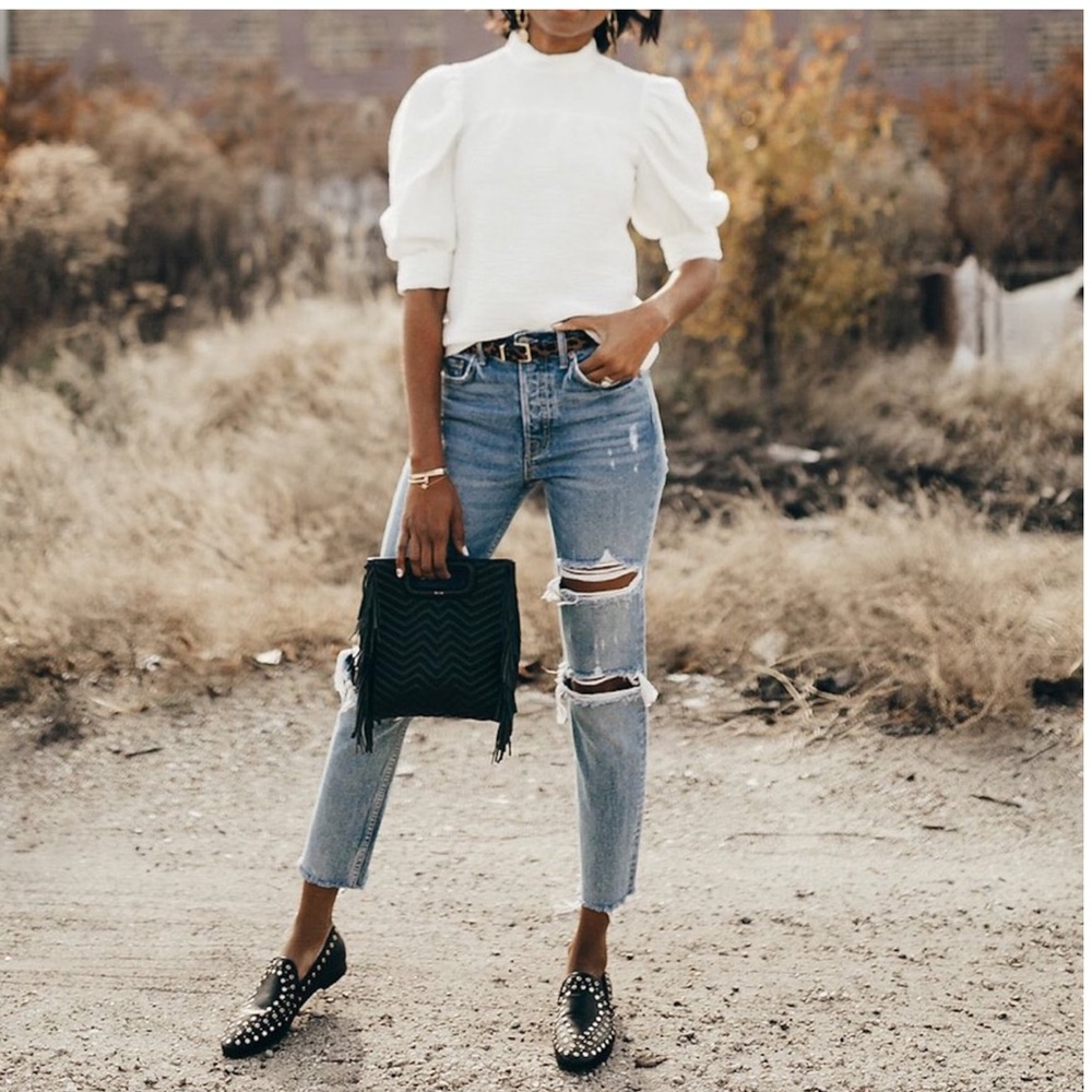 GRLFRND Karolina High Rise Skinny Jeans in A LITTLE MORE LOVE SIZE 25
